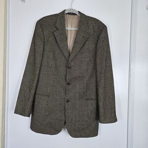 Vtg Hugo Boss Mens Sport Coat 40T Einstein Cashmere Wool Suit Blazer Casual‎